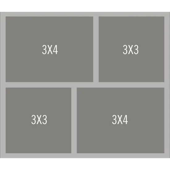 Simple Stories Simple Pages Page Template-(1) 2-3"X4" & 2-3"X3" {5}