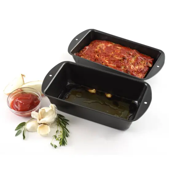Norpro Nonstick Meat Loaf/Bread Pan Set {5}