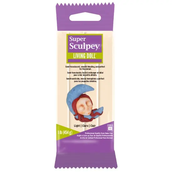 Super Sculpey Living Doll Clay 1lb {2}