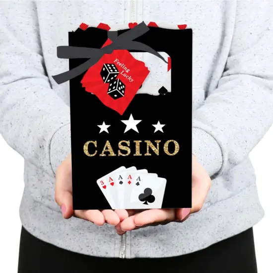 Big Dot of Happiness Las Vegas - Casino Party Favor Boxes - Set of 12 {6}
