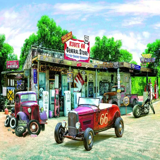 Sunsout Rte. 66 General Store 300 pc Jigsaw Puzzle 37179 {1}