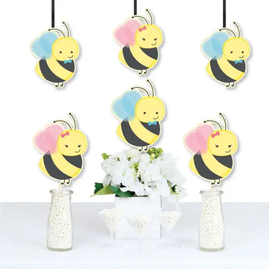 Big Dot of Happiness What Will It Bee - Decorations DIY Gender Reveal Essentials - Set of 20 {1}