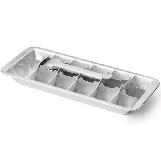 HIC Kitchen Vintage Ice Cube Tray, Aluminium {1}