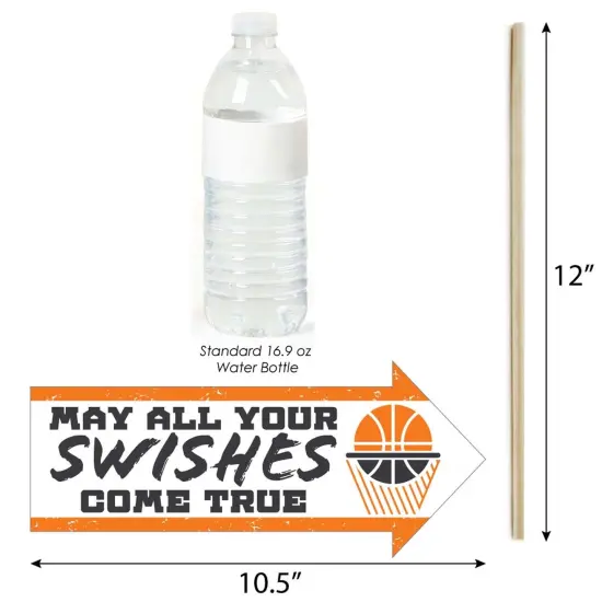 Big Dot of Happiness Funny Basketball - Let the Madness Begin - College Basketball Party Photo Booth Props Kit - 10 Piece {4}