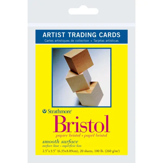 Strathmore Artist Trading Cards 2.5"X3.5" 20/Pkg-Bristol Smooth {1}