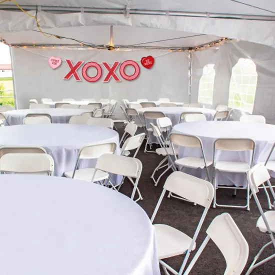 Big Dot of Happiness Conversation Hearts - Valentine's Day Party Decorations - XOXO - Outdoor Letter Banner {4}