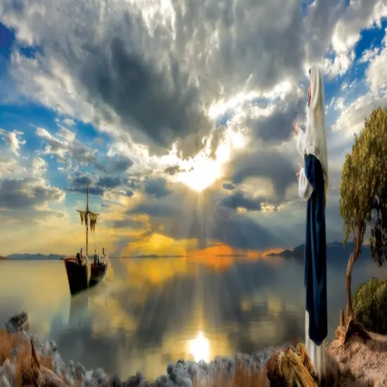 Sunsout Cast Your Net 500 pc Panoramic Jigsaw Puzzle 46229 {1}