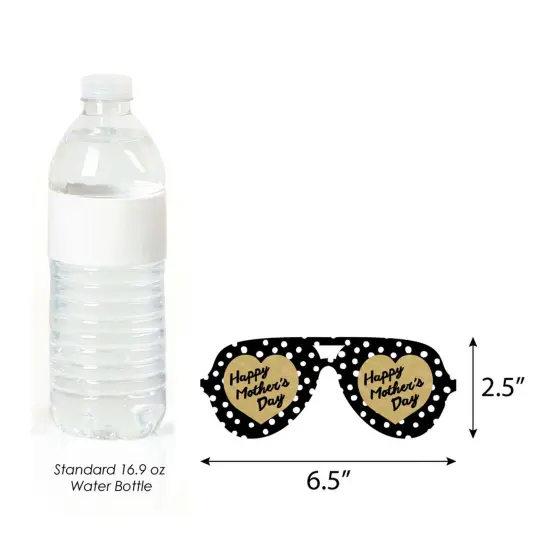 Big Dot of Happiness Best Mom Ever Glasses - Paper Card Stock Mother's Day Photo Booth Props Kit - 10 Count {6}