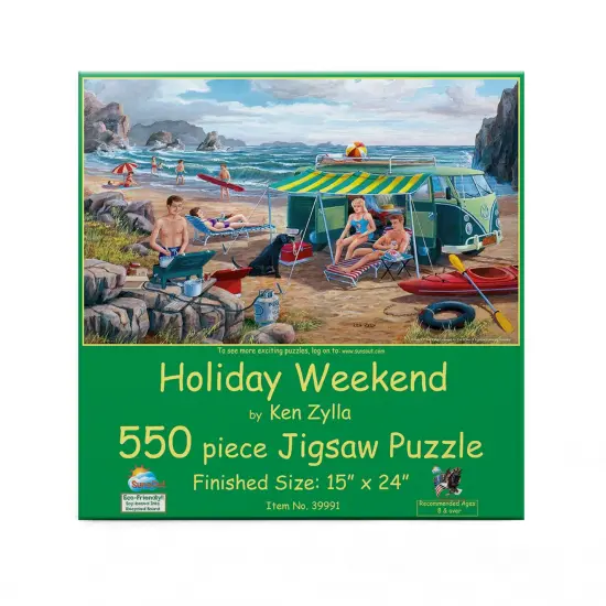 Sunsout Holiday Weekend 550 pc Jigsaw Puzzle 39991 {4}