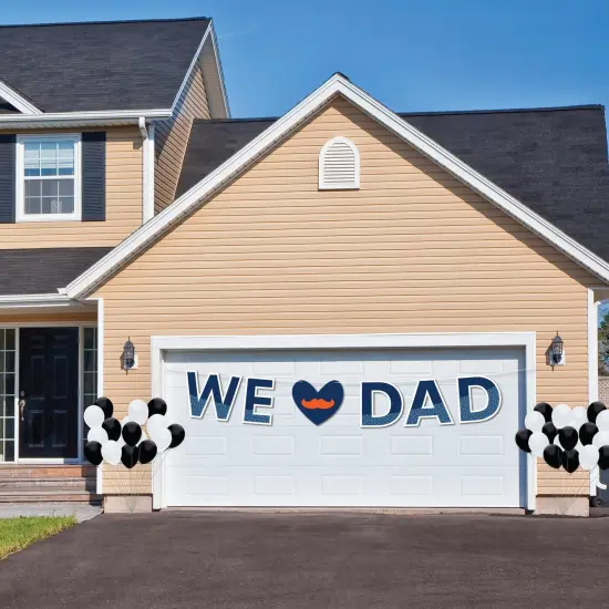 Big Dot of Happiness Happy Father's Day - Large We Love Dad Party Decorations - We Love Dad - Outdoor Letter Banner {3}