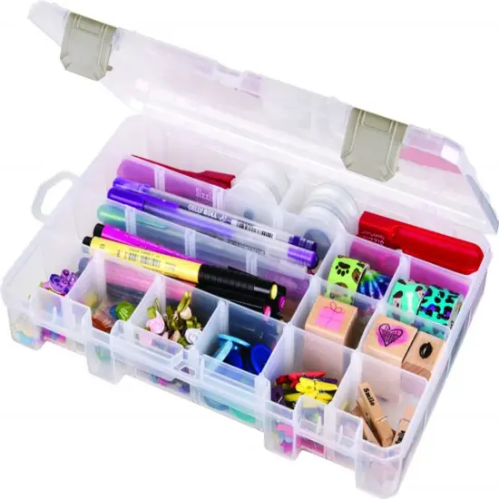 ArtBin Solutions Box W/12 Dividers-10.75"X7.375"X1.75" Translucent {3}