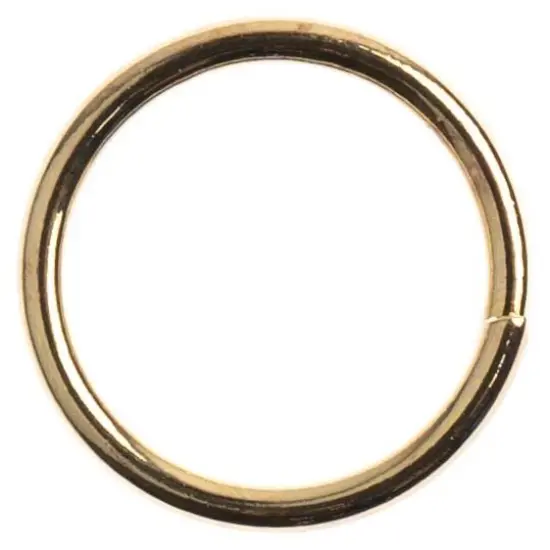 John Bead Jump Ring 8x.7mm 21ga 84/Pkg-18kt Gold Plated {2}