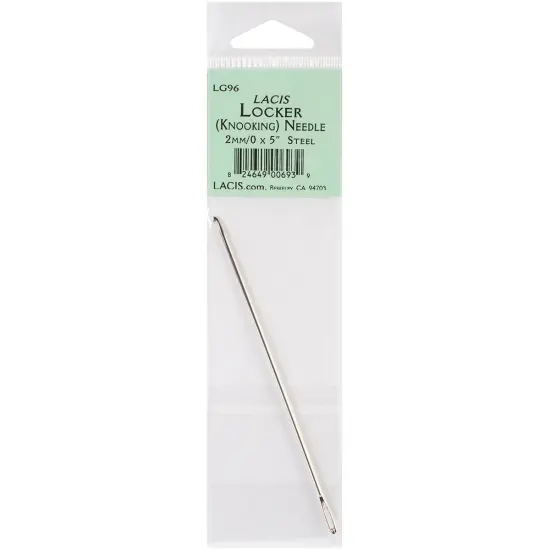 Lacis Locker/Knooking Steel Needle 5"X2mm-Size 0 {1}
