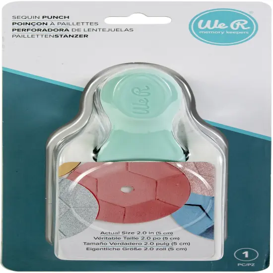 We R Embossing Punch-2" Sequin {1}