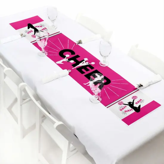 Big Dot of Happiness We've Got Spirit - Cheerleading - Petite Birthday Party or Cheerleader Party Paper Table Runner - 12 x 60 inches {1}