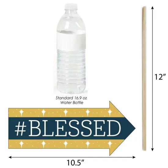 Big Dot of Happiness Funny Holy Nativity - Manger Scene Religious Christmas Photo Booth Props Kit - 10 Piece {3}