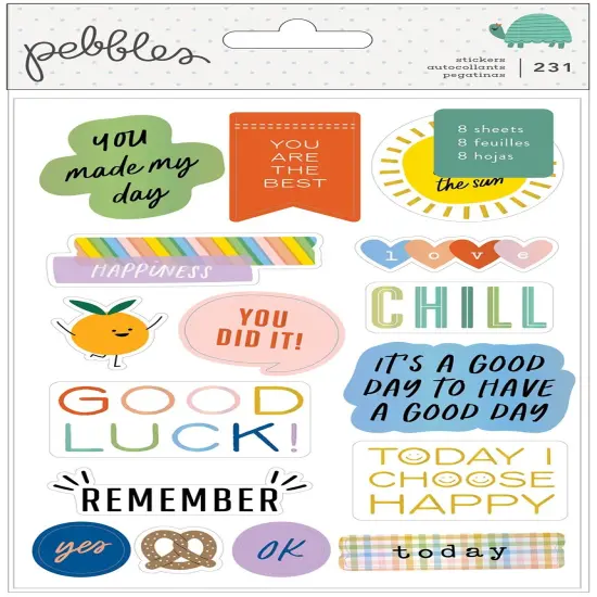 Pebbles Kid At Heart Sticker Book with Iridescent Foil Accents {1}