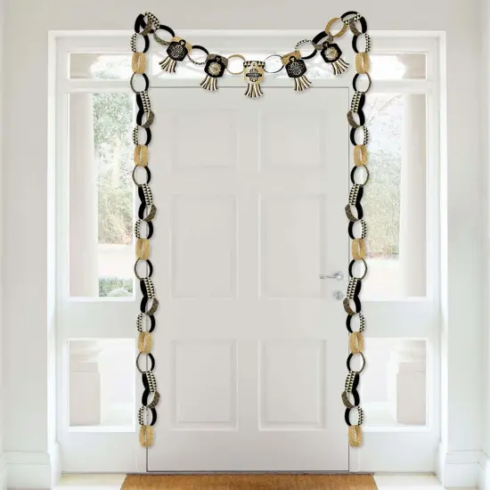 Big Dot of Happiness Roaring 20's - 90 Chain Links and 30 Paper Tassels Decoration Kit - 1920s Art Deco Jazz Party Paper Chains Garland - 21 feet {4}