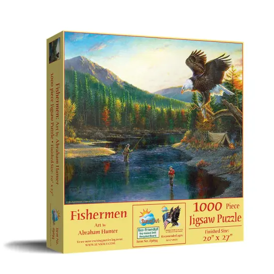 Sunsout Fishermen 1000 pc Jigsaw Puzzle 69694 {3}