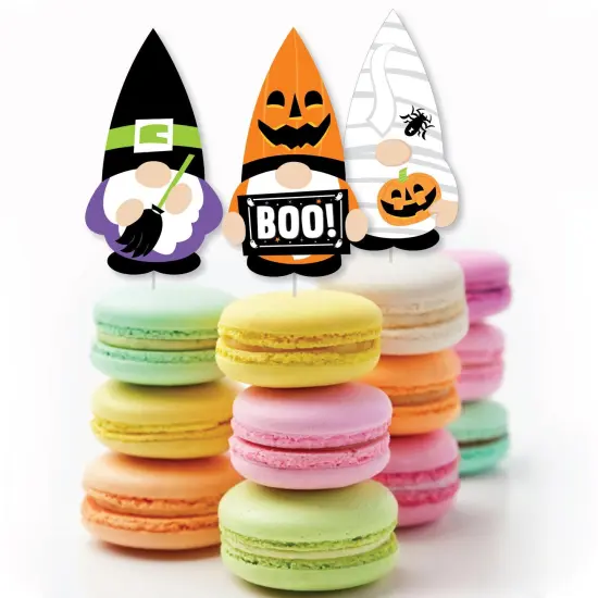 Big Dot of Happiness Halloween Gnomes - DIY Shaped Spooky Fall Party Cut-Outs - 24 Count {3}