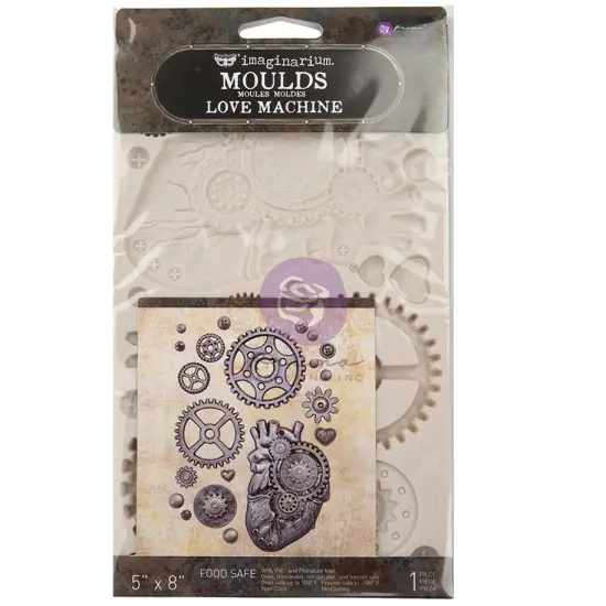 Finnabair Decor Moulds 5"X8"-Love Machine {1}