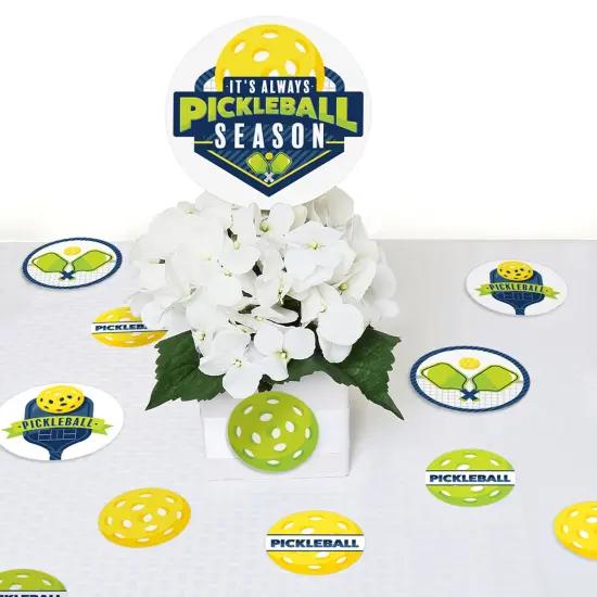 Big Dot of Happiness Let&rsquo;s Rally - Pickleball - Birthday or Retirement Party Giant Circle Confetti - Party Decorations - Large Confetti 27 Count {7}