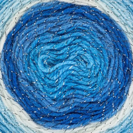 Red Heart Roll With It Sparkle Yarn {1}