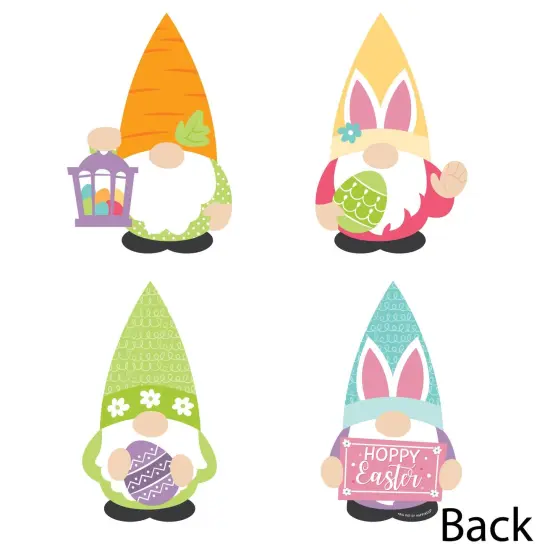 Big Dot of Happiness Easter Gnomes - Decorations DIY Spring Bunny Party Essentials - Set of 20 {7}