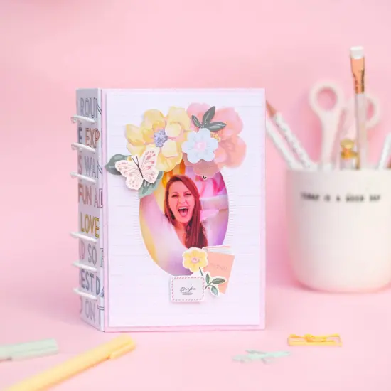 Maggie Holmes Round Trip Chipboard Stickers 12"X12"-Icons & Phrase {5}