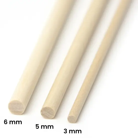 CousinDIY Dowel Rod .125"X12" 22/Pkg-Natural {4}