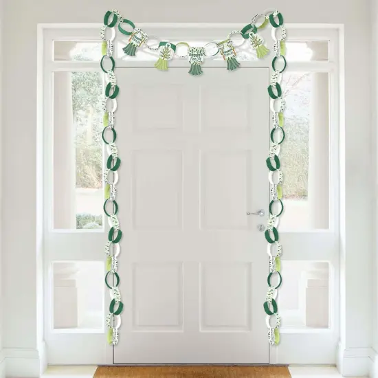 Big Dot of Happiness Family Tree Reunion - 90 Chain Links and 30 Paper Tassels Decoration Kit - Family Gathering Party Paper Chains Garland - 21 feet {4}