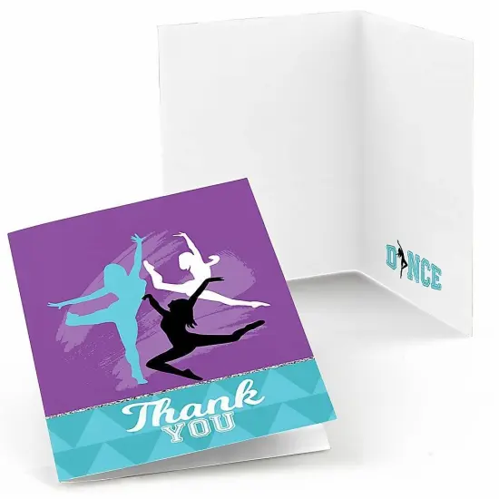 Big Dot of Happiness Must Dance to the Beat - Dance - Party Thank You Cards (8 Count) {1}
