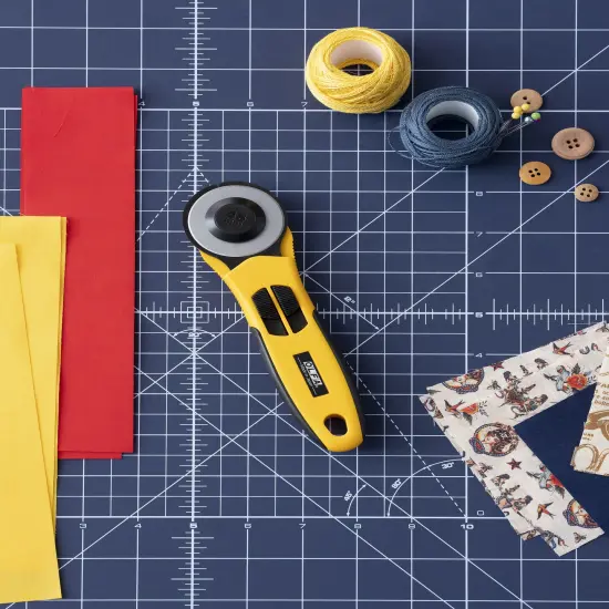 OLFA Quick-Change Rotary Cutter w/Dual Blade Guard 45mm {5}