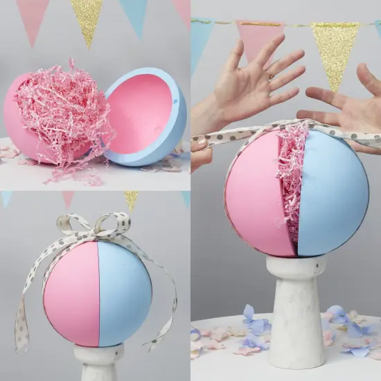 FloraCraft SmoothFoM Hollow Half Ball Bulk Pack-3.8"X7.8" {6}