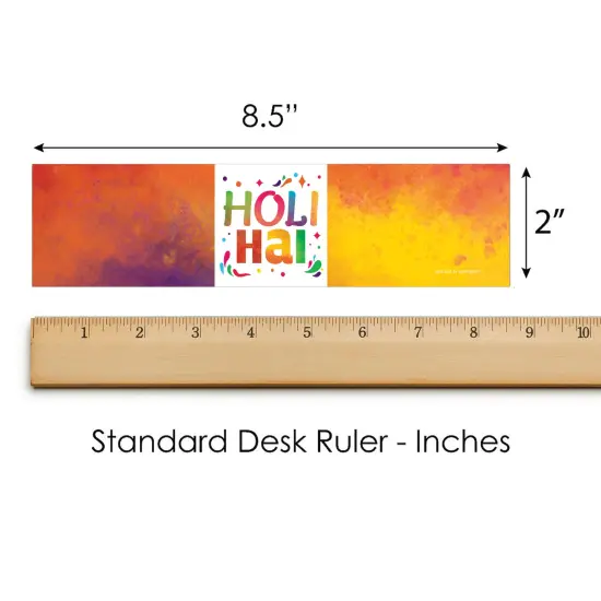 Big Dot of Happiness Holi Hai - Festival of Colors Party Water Bottle Sticker Labels - Set of 20 {6}