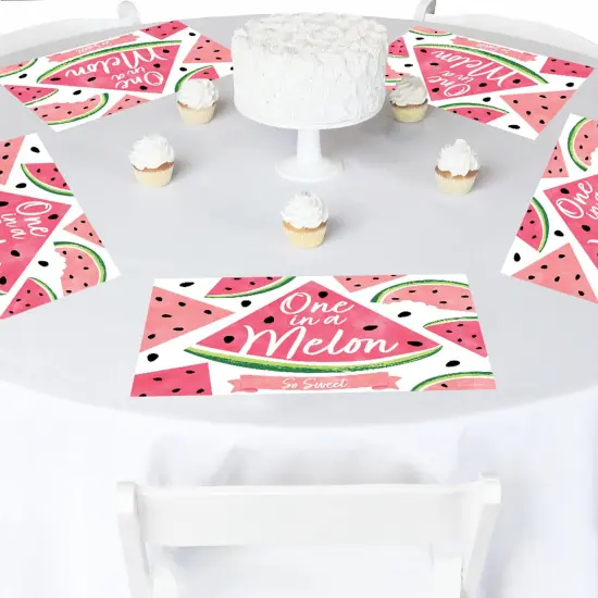 Big Dot of Happiness Sweet Watermelon - Paper Birthday Party Coloring Sheets - Activity Placemats - Set of 16 {4}