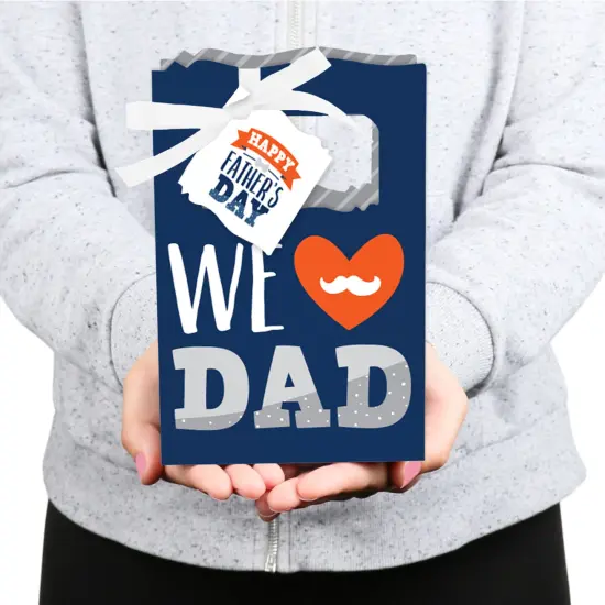 Big Dot of Happiness Happy Father's Day - We Love Dad Party Favor Boxes - Set of 12 {6}
