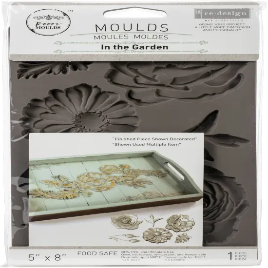 Prima Marketing Re-Design Mould 5"X8"X8mm-In The Garden {1}