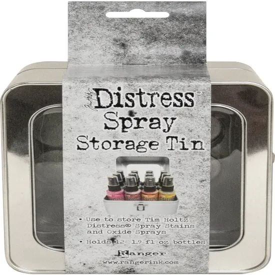 Tim Holtz Distress Oxide Spray Storage Tin-Holds 12 {1}
