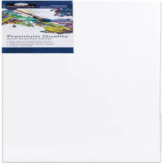 Royal Langnickel essentials(TM) Premium Stretched Canvas-4"x12" {1}
