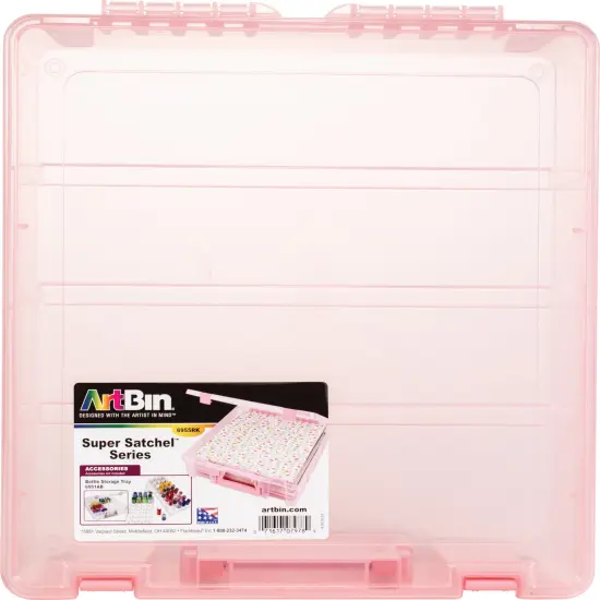 Artbin Super Satchel Single Compartment-Blush, 15.25"X14"X3.5" {1}