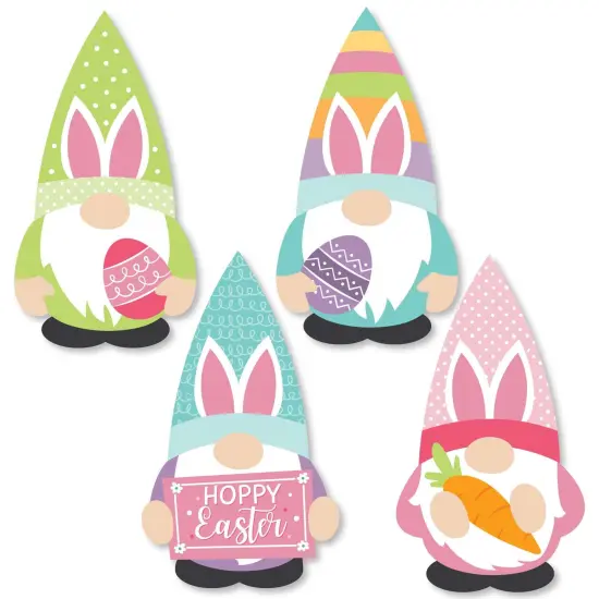 Big Dot of Happiness Easter Gnomes - DIY Shaped Spring Bunny Party Cut-Outs - 24 Count {1}