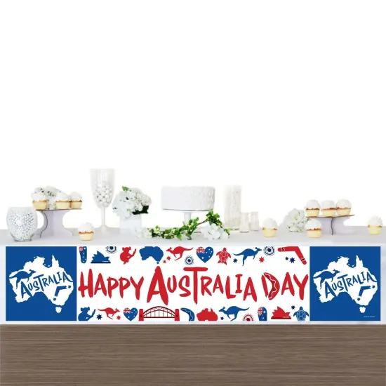 Big Dot of Happiness Australia Day - G'Day Mate Aussie Party Decorations Party Banner {4}