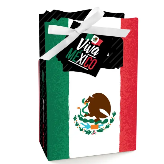 Big Dot of Happiness Viva Mexico - Mexican Independence Day Party Favor Boxes - Set of 12 {1}