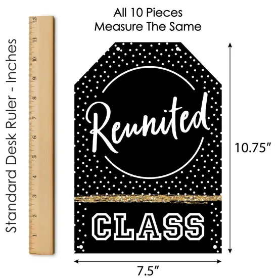 Big Dot of Happiness Reunited - Hanging Vertical Paper Door Banners - School Class Reunion Party Wall Decoration Kit - Indoor Door Decor {7}