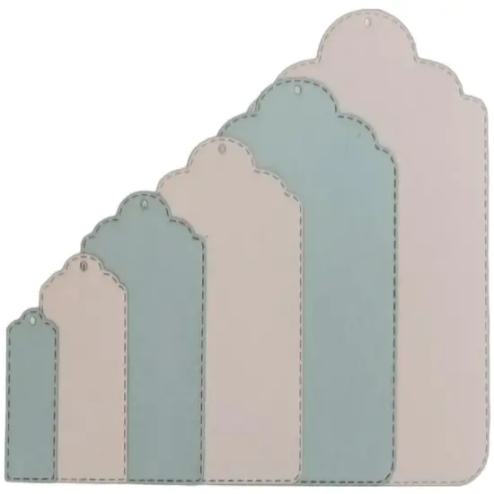 Dress My Craft Basic Designer Dies-Stitched Tag #3 {2}