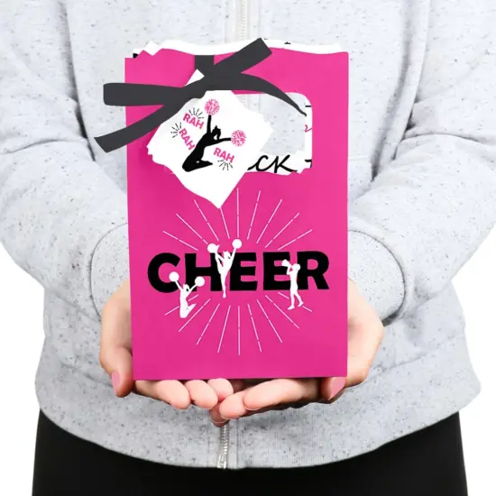 Big Dot of Happiness We've Got Spirit - Cheerleading - Birthday Party or Cheerleader Party Favor Boxes - Set of 12 {6}
