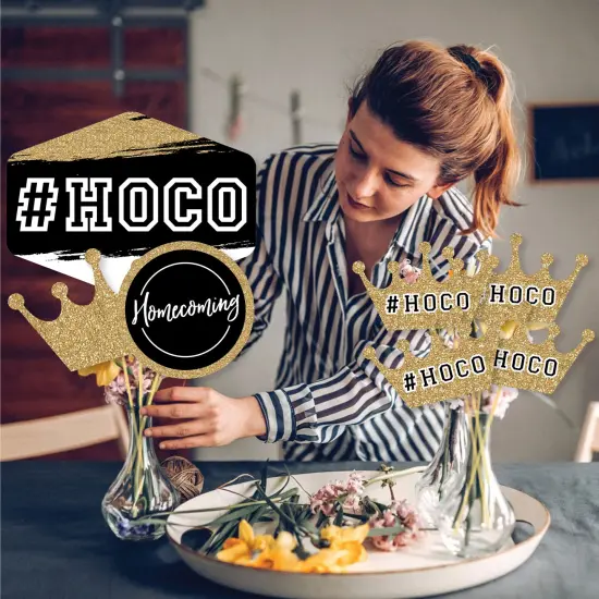 Big Dot of Happiness HOCO Dance - Homecoming Centerpiece Sticks - Showstopper Table Toppers - 35 Pieces {4}