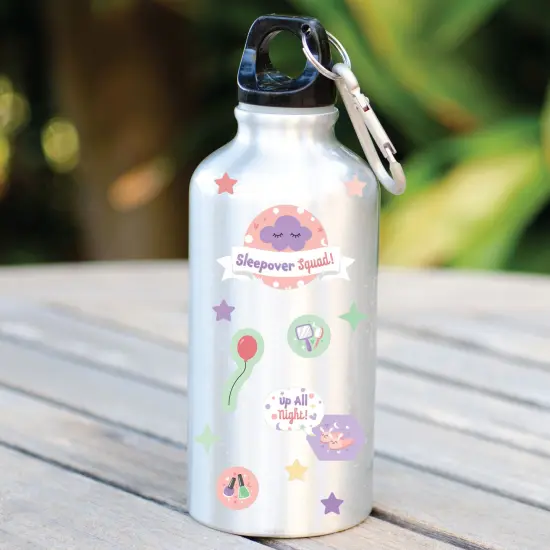 Big Dot of Happiness Pajama Slumber Party - Girls Sleepover Birthday Party Favor Kids Stickers - 16 Sheets - 256 Stickers {6}