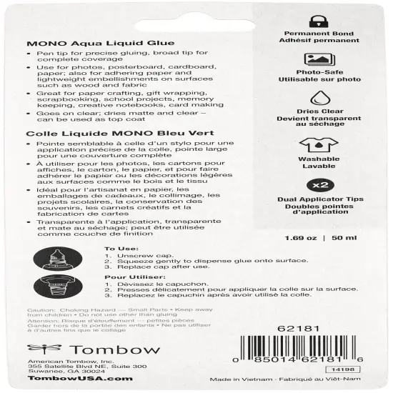 Mono Aqua Liquid Glue Carded-1.69oz {4}